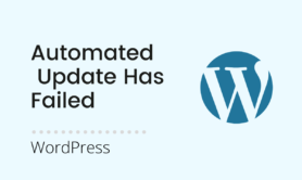[Solved] an automated WordPress update has failed to complete – please attempt the update again now.