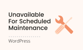 Briefly unavailable for scheduled maintenance. Check back in a minute. error in WordPress