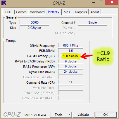 CAS (CL) Ratio CPU-Z