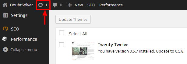 Disable Theme update