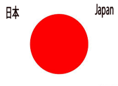 Japan Flag with name
