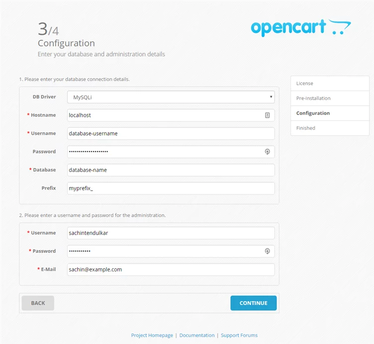 How to Install OpenCart on DigitalOcean with Ubuntu 10 opencart-setup