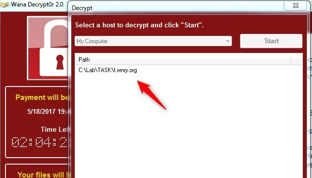 Wanna Decrypt Fake DKY