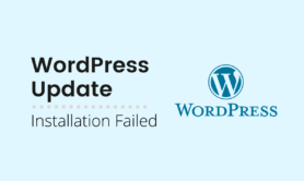 Installation Failed while Updating WordPress